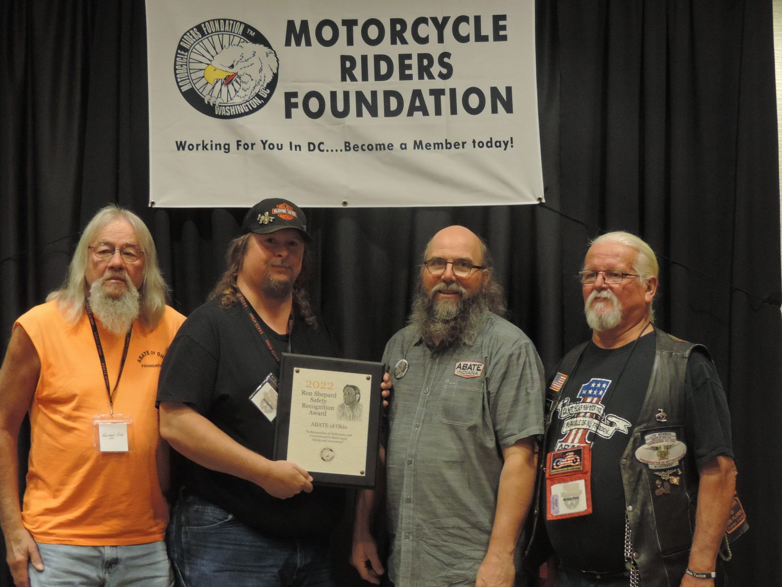 Motorcycle Riders Foundation Award